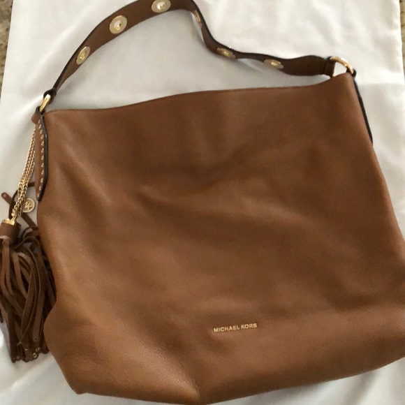 Michael Kors Bags Michael Kohls Large Shoulder Bag In Acorn Poshmark